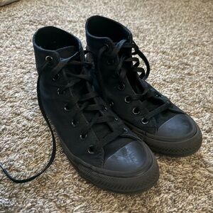 Converse Black High-Top Kids Shoes